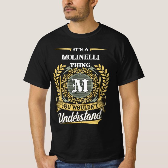 T-shirt C'est une affaire de Molinelli que vous ne compren (Devant)