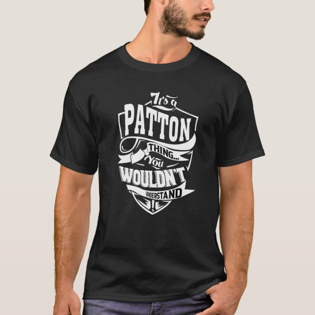 T-shirt C'est une affaire de Patton (Devant)