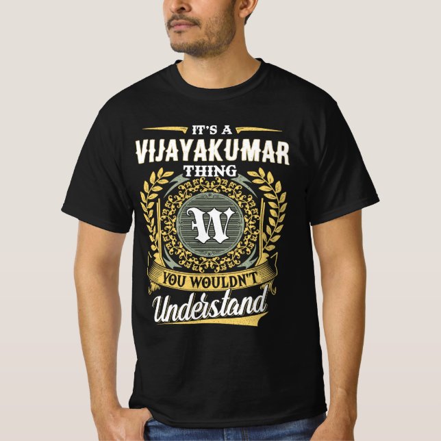 T-shirt C'est une affaire de VIJAYAKUMAR que vous ne compr (Devant)