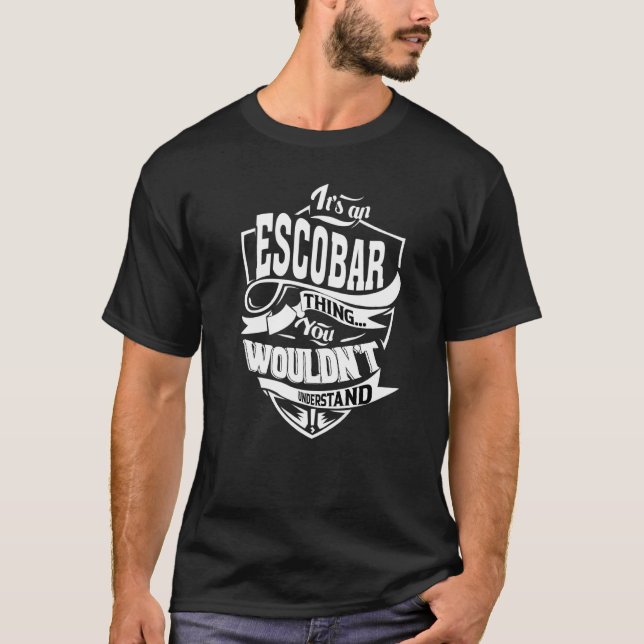 T-shirt C'est une affaire d'Escobar (Devant)