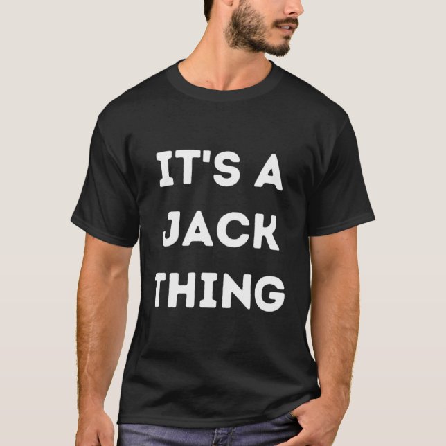 T-shirt C'est une affaire Jack (Devant)