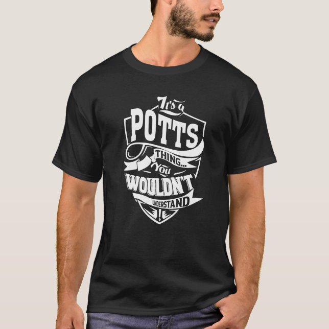 T-shirt C'est une affaire Potts (Devant)