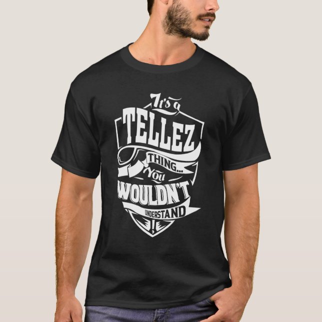 T-shirt C'est une affaire Tellez   (Devant)