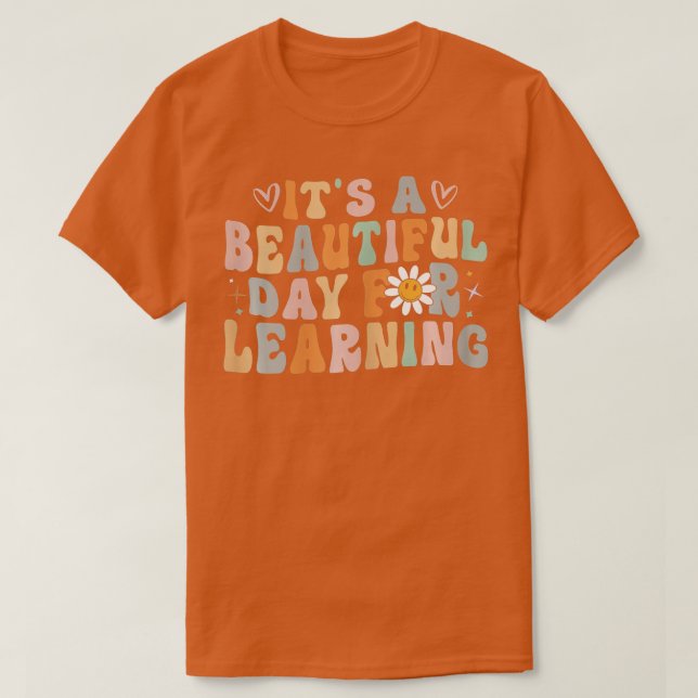 T-shirt C'est une belle journée pour apprendre Retro Ensei (Design devant)