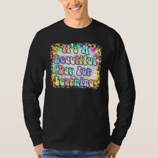 T-shirt C'est une belle journée pour apprendre Rétro Profe