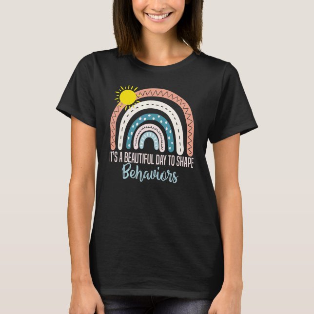 T-shirt C'est une belle journée pour façonner les comporte (Devant)