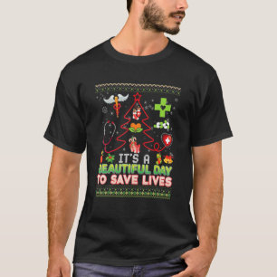 T-shirt C'est une belle journée pour sauver des vies Infir