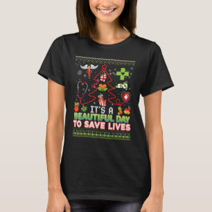T-shirt C'Est Une Belle Journée Pour Sauver Des Vies Infir