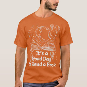 T-shirt C'est une bonne journée de lire un livre livre liv