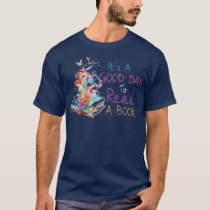 T-shirt C'est une bonne journée de lire un livre livre liv