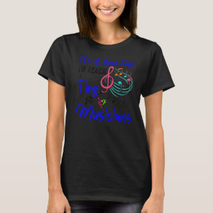 T-shirt C'est une bonne journée pour apprendre à Tiny Musi