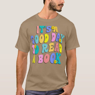 T-shirt C'est une bonne journée pour lire le livre Retro F
