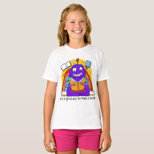 T-shirt "C'est une bonne journée pour lire un livre" Chemi