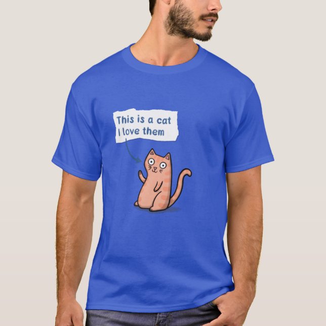 T-shirt C'Est Une Chatte (Devant)
