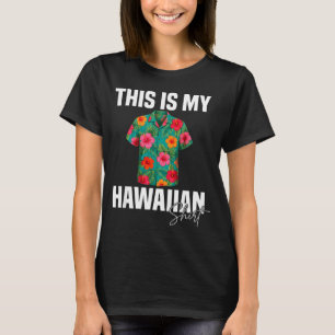 T-shirt C'est une chemise hawaïenne fleurs d'hibiscus hawa