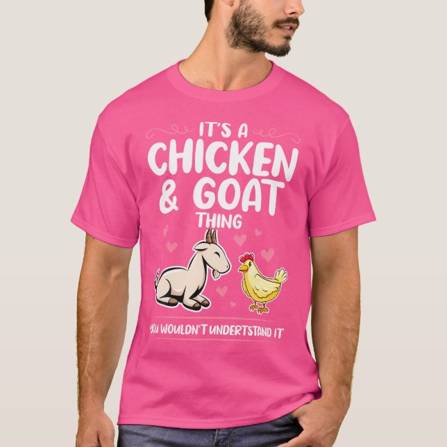 T-shirt C'Est Une Chèvre De Poulet Chèvre Chèvre (Devant)