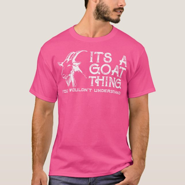 T-shirt C'Est Une Chèvre Que Vous Ne Comprendriez Pas Drôl (Devant)