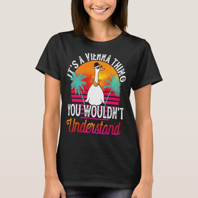 T-shirt C'est une chose à Vienne que vous ne comprendriez  (Devant)