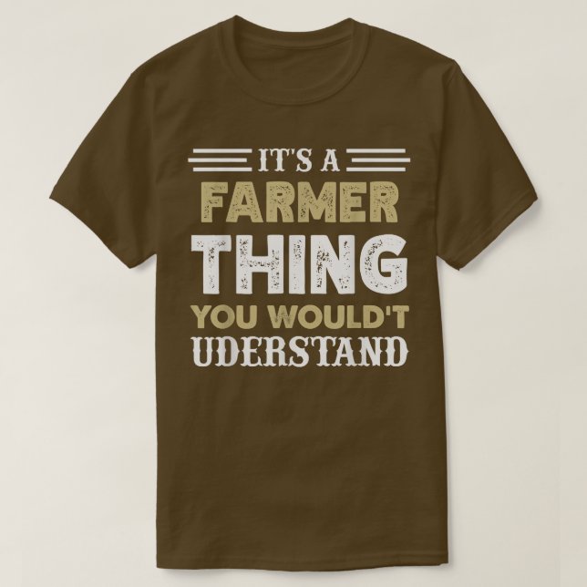 T-shirt C'est une chose agricole que vous ne comprendriez  (Design devant)