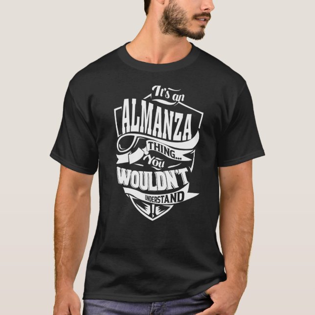 T-shirt C'est une chose ALMANZA (Devant)