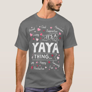T-shirt C'est une chose amusante de Yaya de dire de mignon