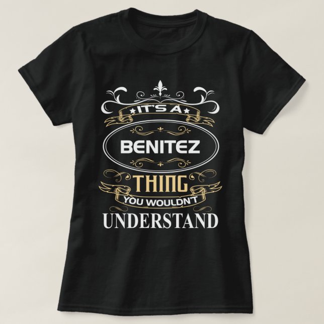 T-shirt C'est une chose Benitez que vous ne comprendriez p (Design devant)