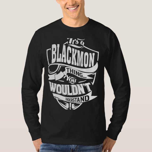 T-shirt C'est une chose BLACKMON (Devant)