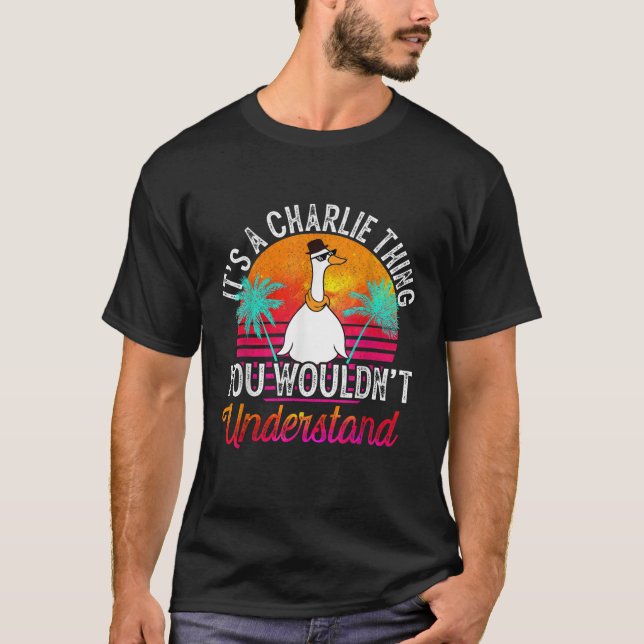 T-shirt C'est une chose Charlie que vous ne comprendriez p (Devant)