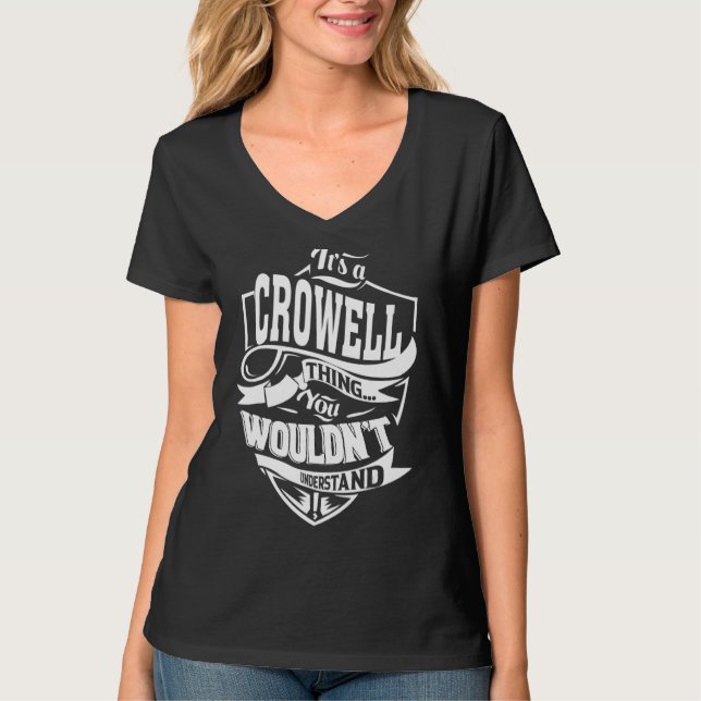 T-shirt C'est une chose CROWELL (Devant)