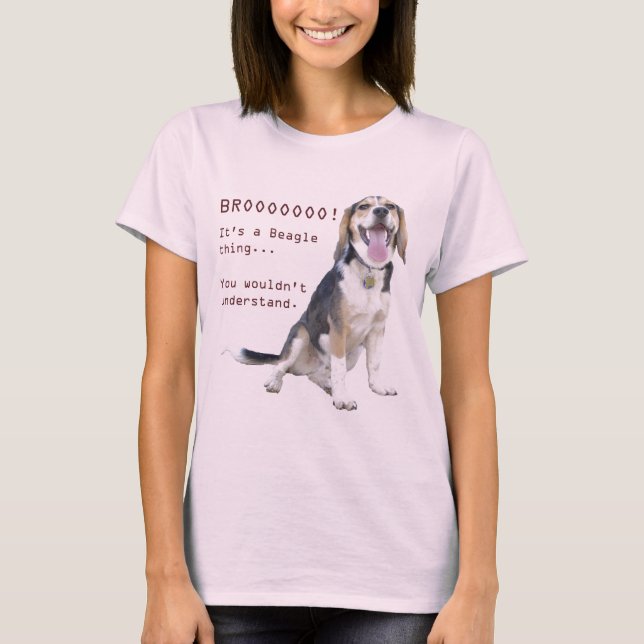 T-shirt C'est une chose de beagle, vous ne comprendrait (Devant)