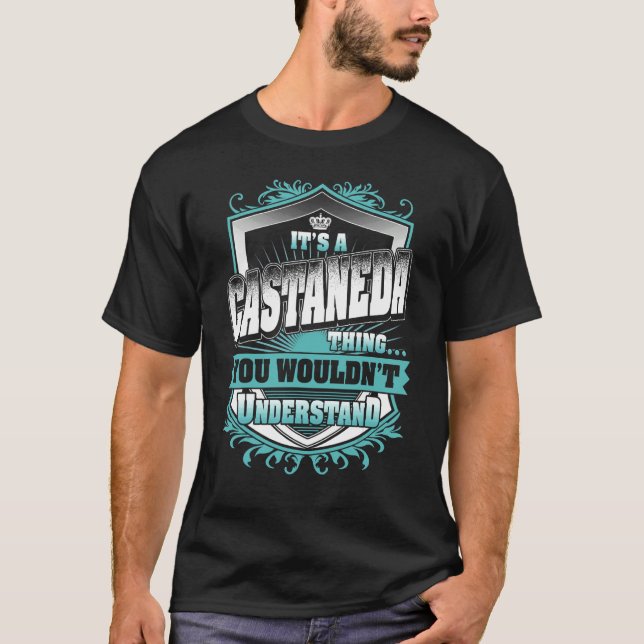 T-shirt C'est une chose de Castaneda que vous ne comprendr (Devant)