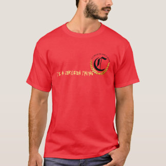 T-SHIRT C'EST UNE CHOSE DE CORLON RED T SHIRT