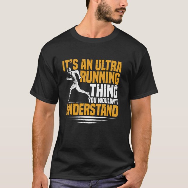 T-shirt C'est une chose de course ultra trail (Devant)