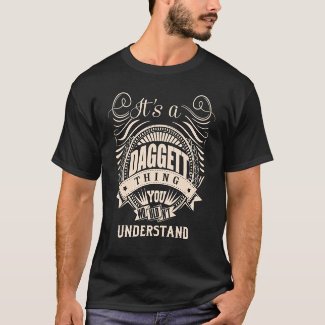 T-shirt C'est une chose de DAGGETT (Devant)