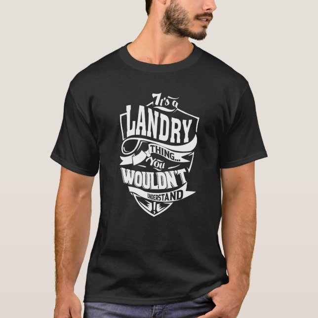 T-shirt C'est une chose de Landry (Devant)