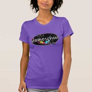 T-shirt C'est une chose de l'école à la maison