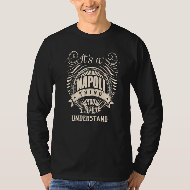 T-shirt C'est une chose de NAPOLI (Devant)