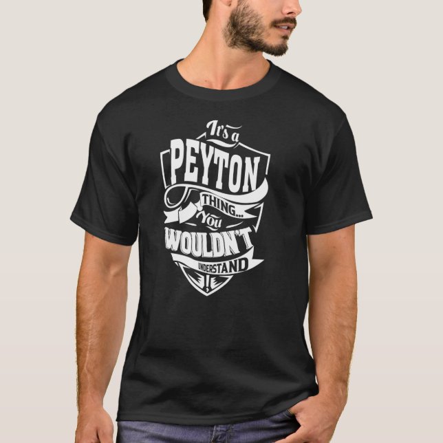 T-shirt C'est une chose de PEYTON (Devant)