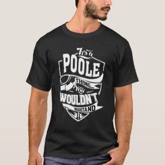 T-shirt C'est une chose de Poole  