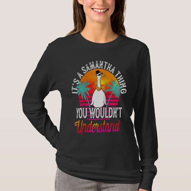 T-shirt C'est une chose de Samantha que vous ne comprendri (Devant)