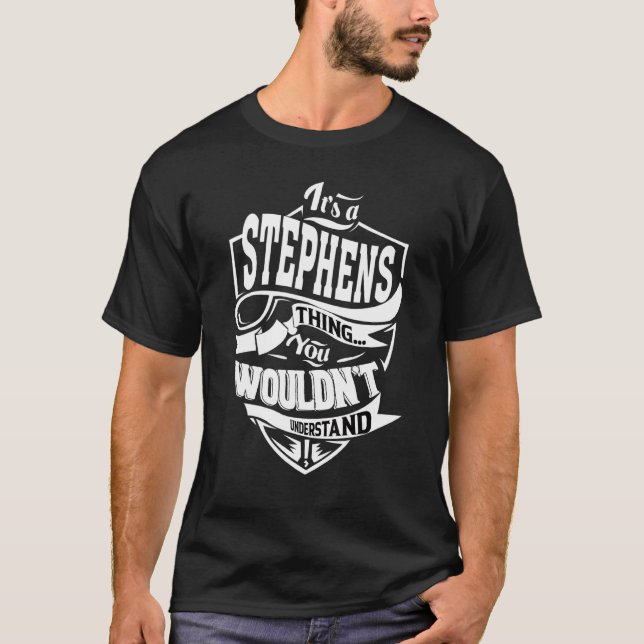 T-shirt C'est une chose de Stephens (Devant)