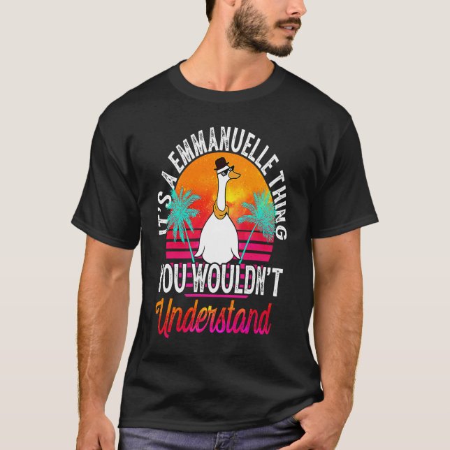 T-shirt C'est une chose Emmanuelle que vous ne comprendrie (Devant)