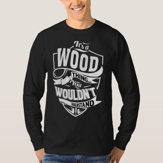 T-shirt C'est une chose en bois (Devant)