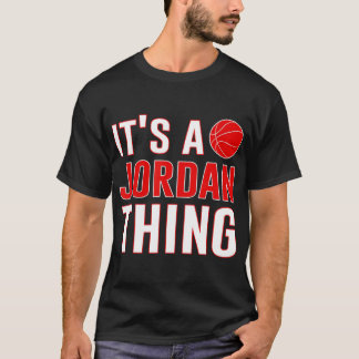 T-shirt C'est une chose en Jordanie Hommes Femmes Basketba