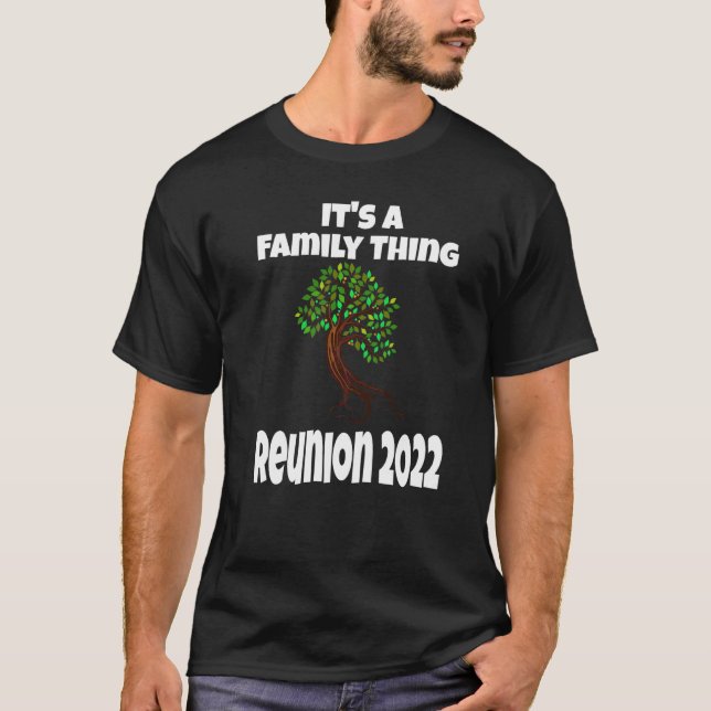 T-shirt C'est une chose familiale qui correspond à la Réun (Devant)