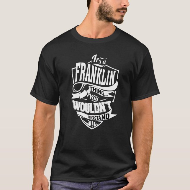 T-shirt C'est une chose Franklin (Devant)