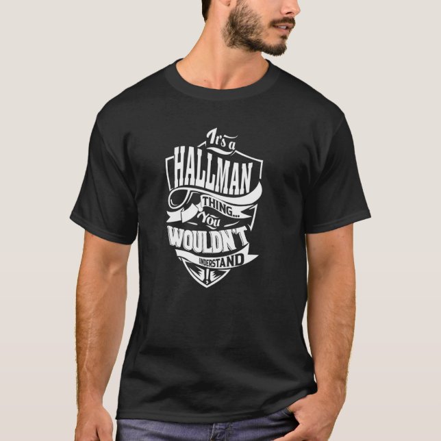 T-shirt C'est une chose HALLMAN (Devant)