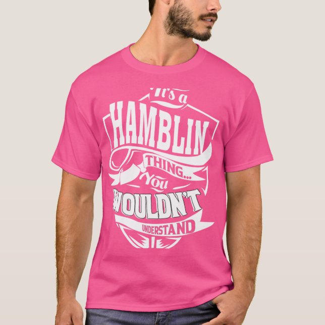 T-shirt C'est une chose HAMBLIN (Devant)