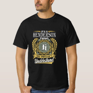 T-shirt C'est une chose Henderson qu'on ne pouvait pas com