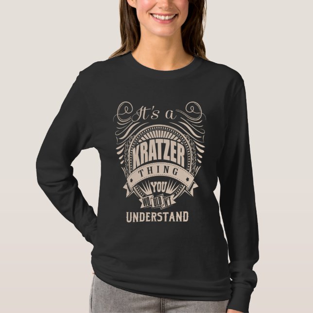 T-shirt C'est une chose KRATZER (Devant)